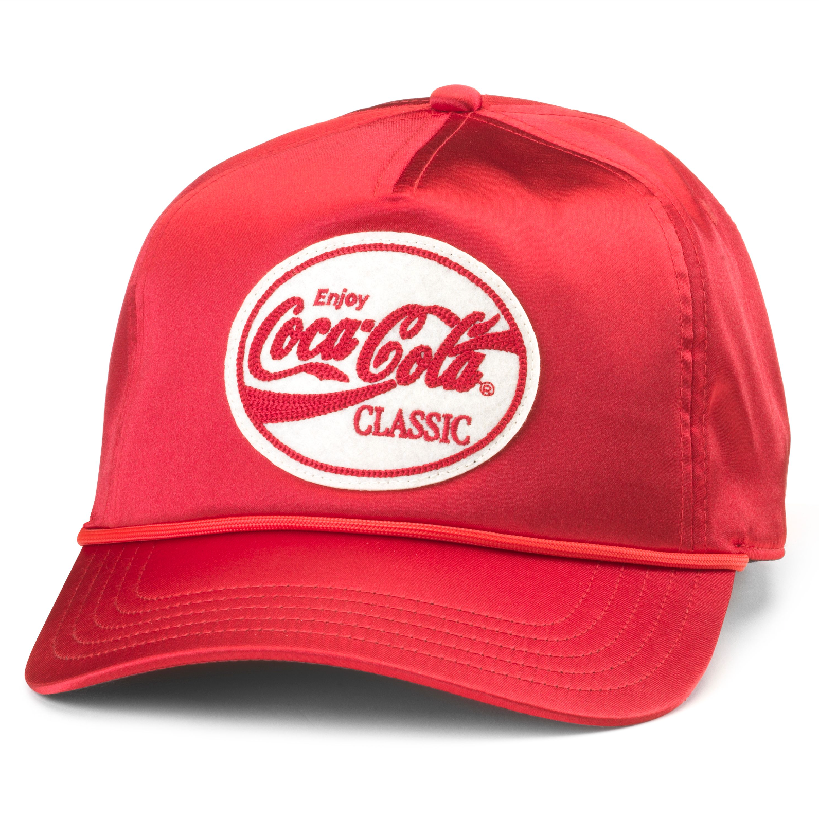 Coca Cola Satin Snap Back