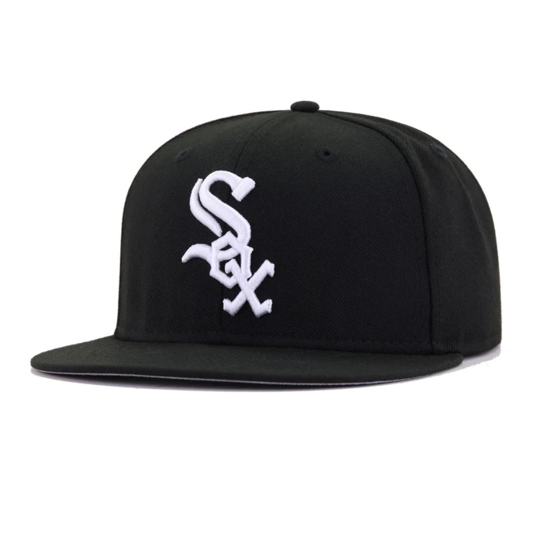 Chicago White Sox All Black No Side Patch 5950 Fitted