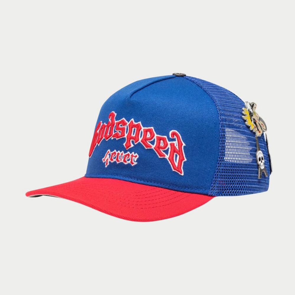 GODSPEED Forever (BLUE/RED) Trucker Hat – CAP USA NYC