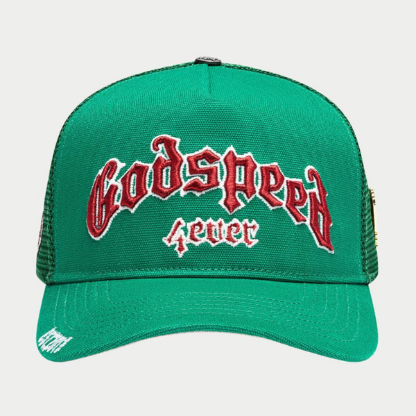 GODSPEED Forever (Green/RED) Trucker Hat