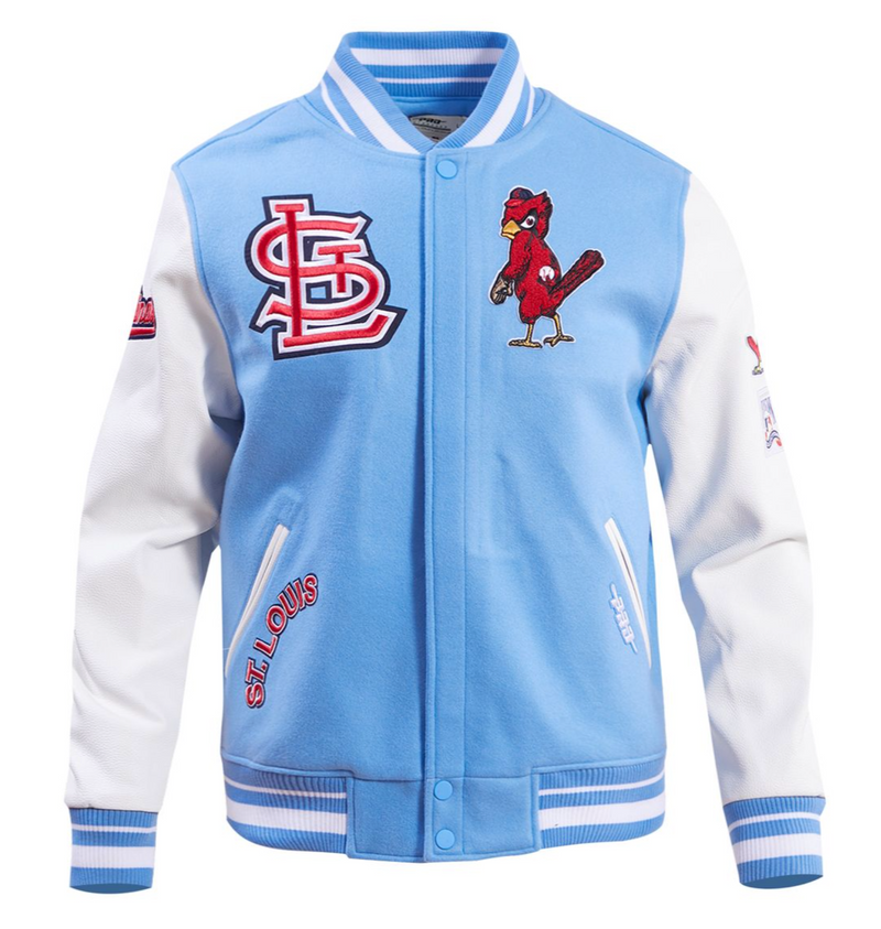 St. Louis Cardinals All Sky Blue  Varsity Jacket