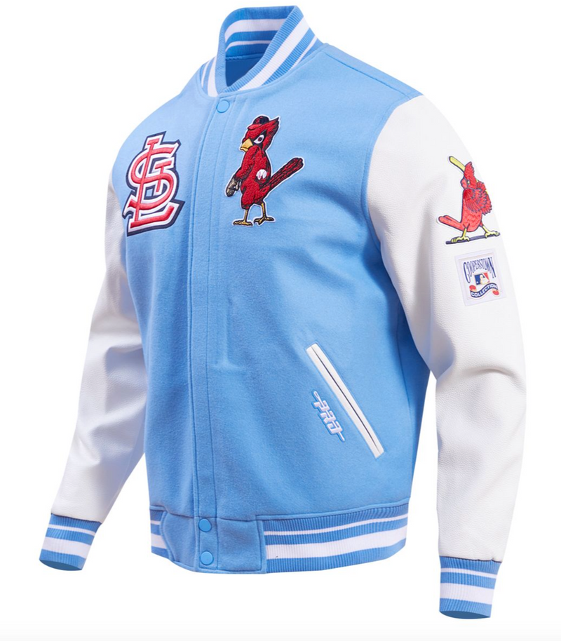 St. Louis Cardinals All Sky Blue  Varsity Jacket