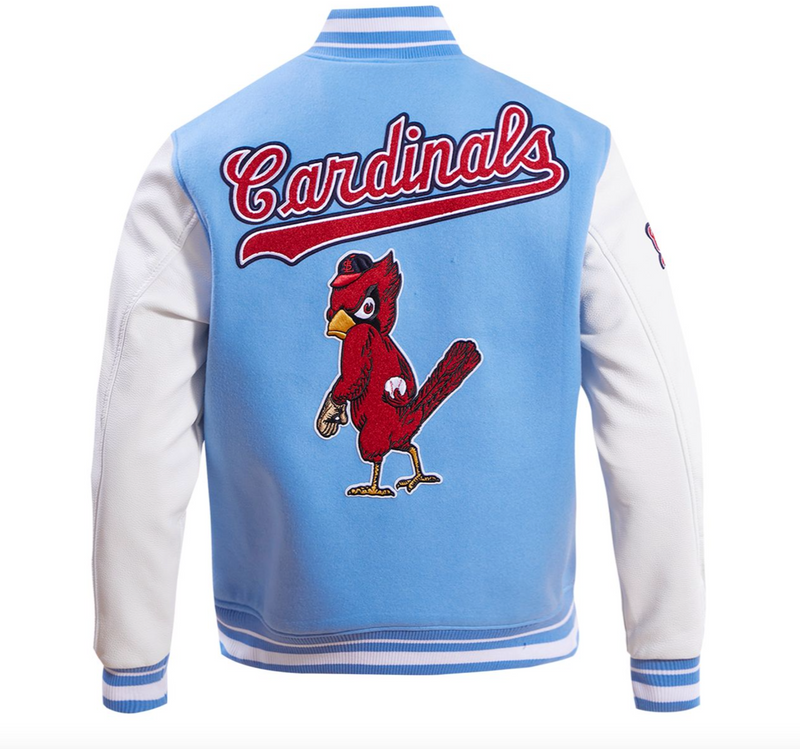 St. Louis Cardinals All Sky Blue  Varsity Jacket