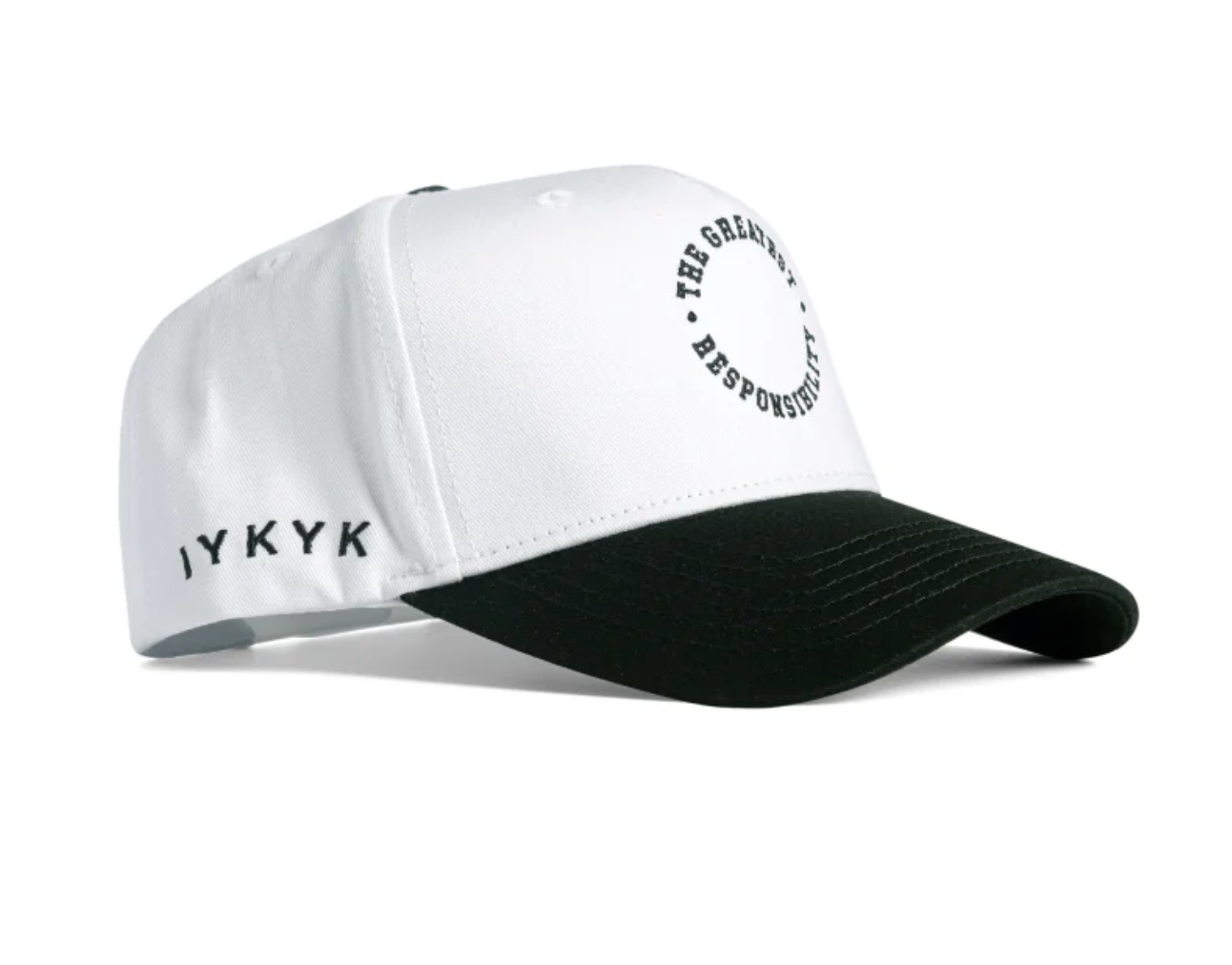 DAD GANG The Greatest Responsibility White and Black Trucker