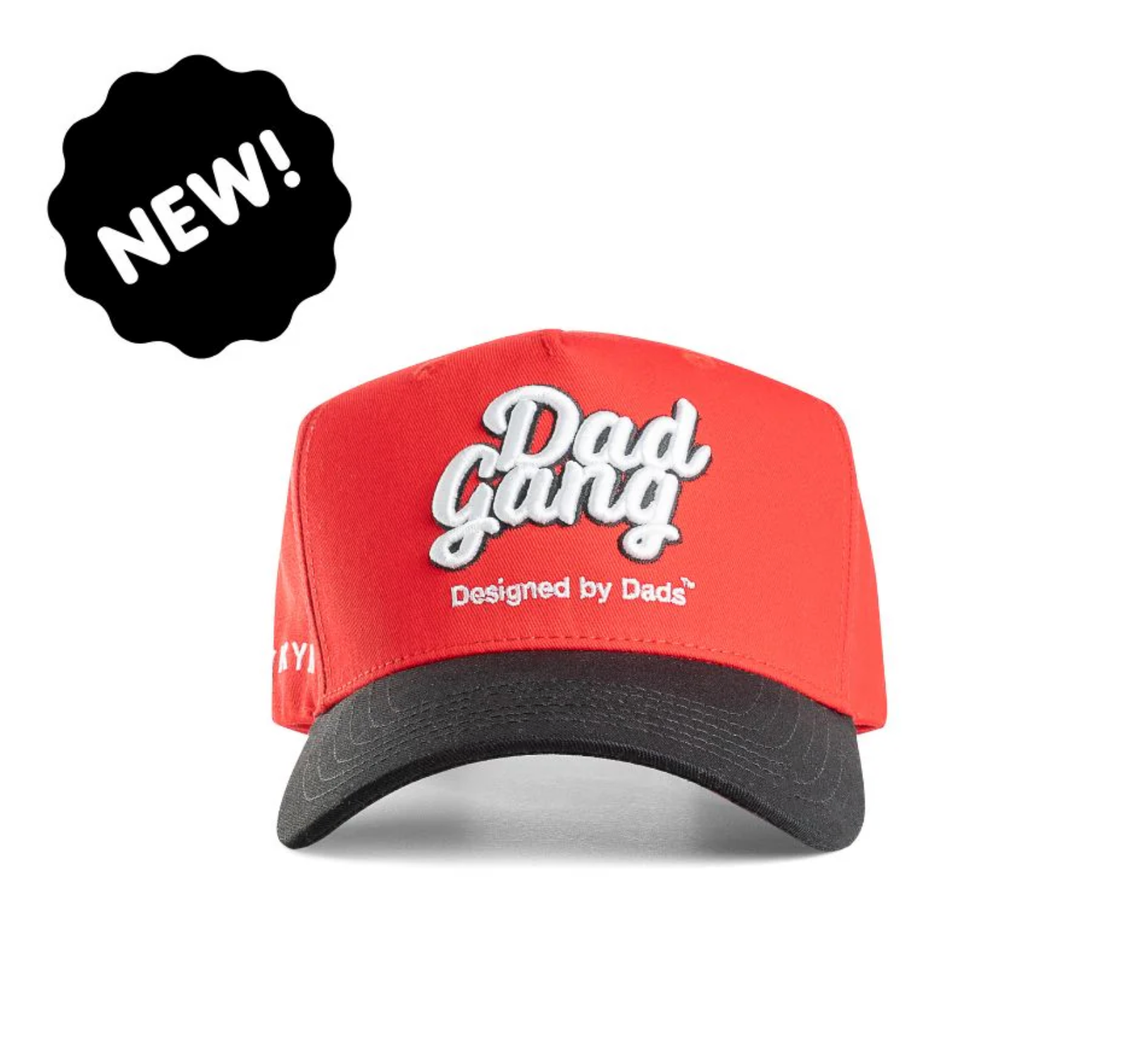 DAD GANG Red and Black Trucker Hat