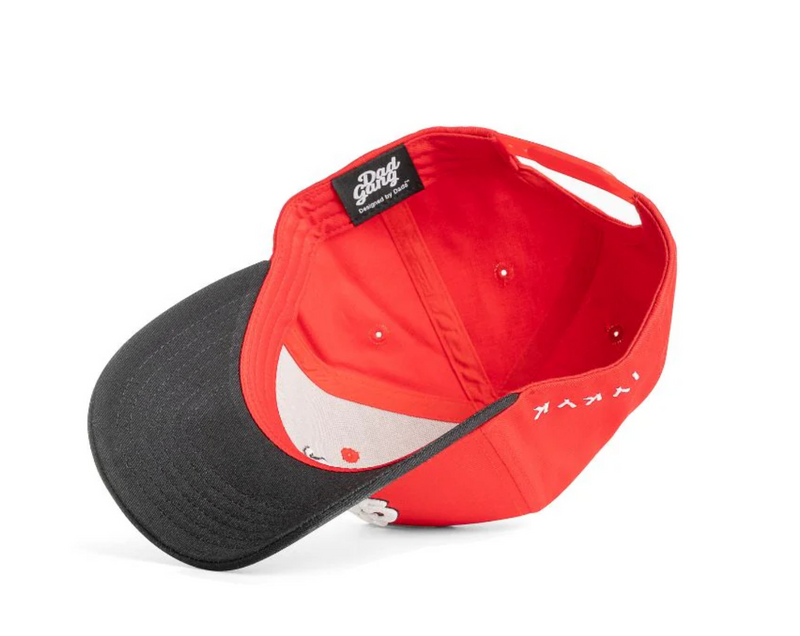 DAD GANG Red and Black Trucker Hat