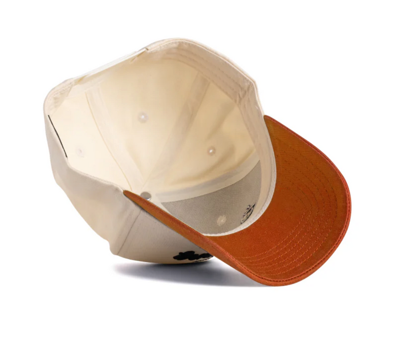 DAD GANG Creme and Burnt Orange Trucker
