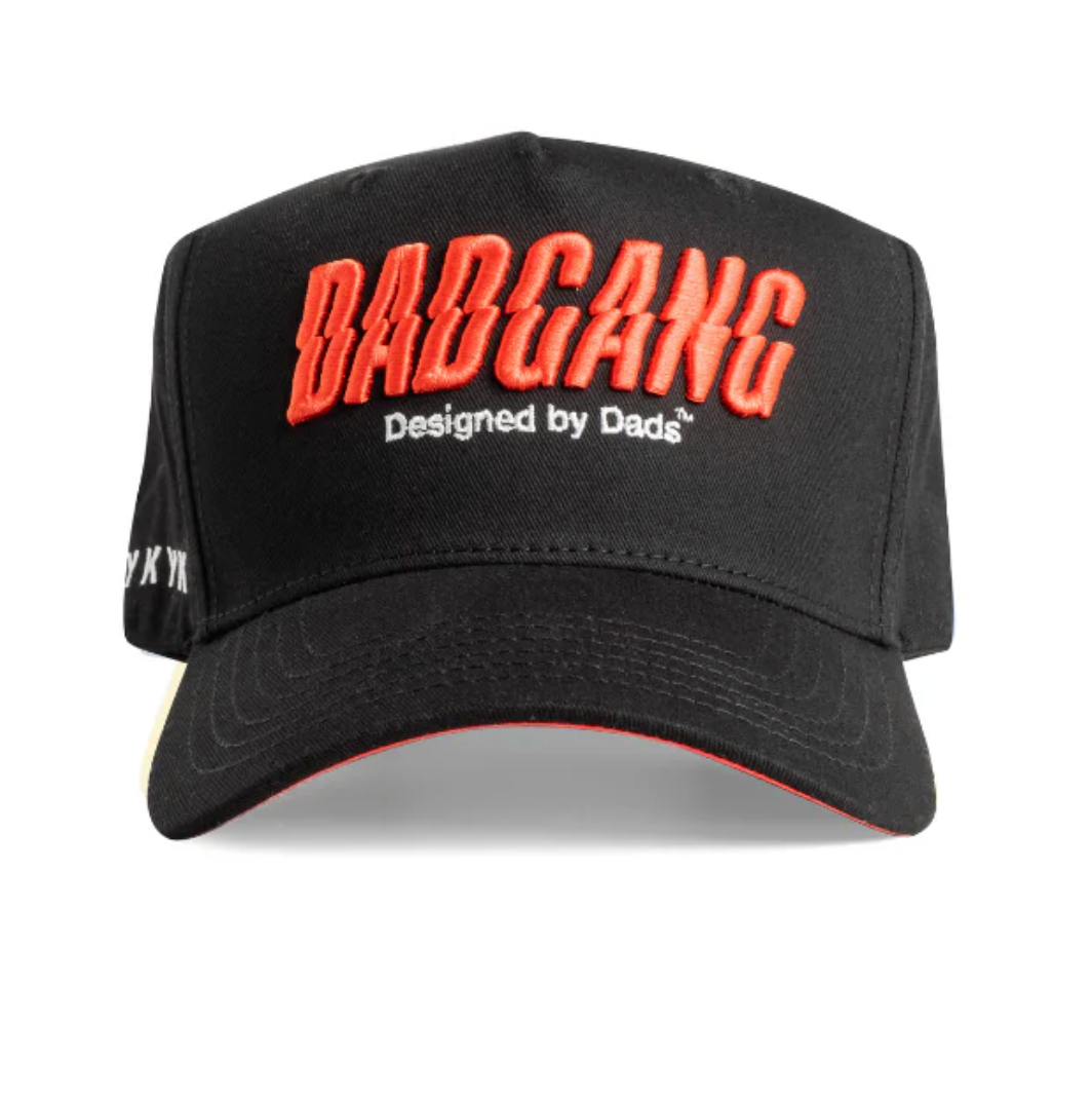 DAD GANG Black with Infrared Logo Voltage Trucker