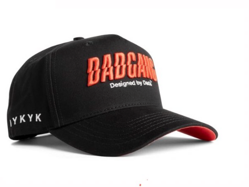 DAD GANG Black with Infrared Logo Voltage Trucker