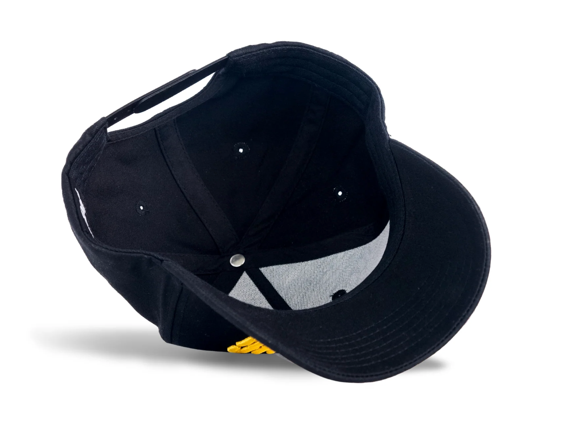 DAD GANG Black with Yellow Voltage Logo Trucker