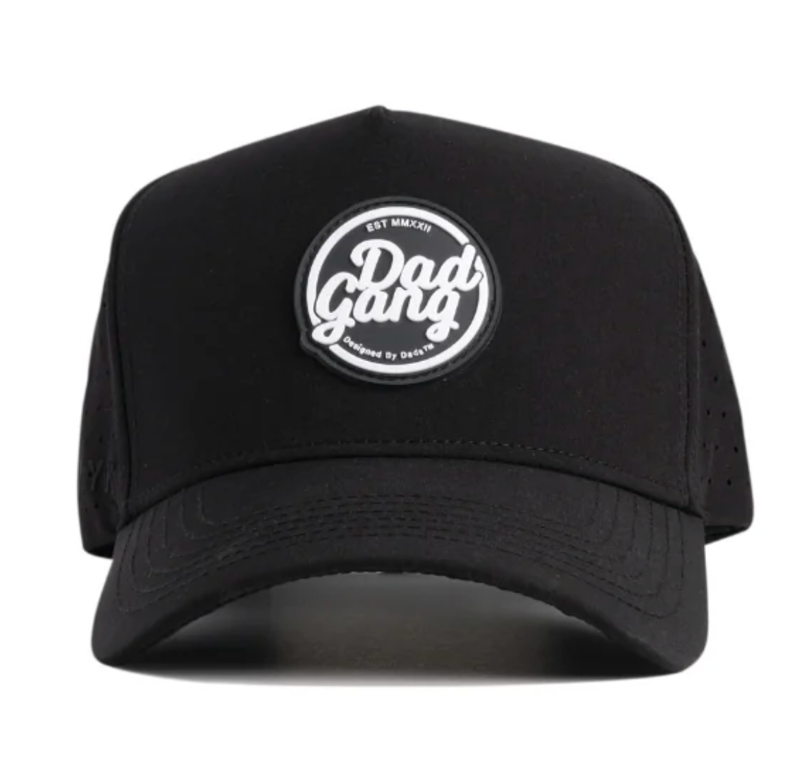 DAD GANG Athletic Black Trucker