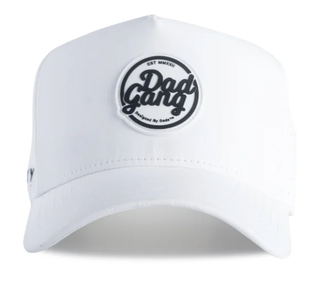 DAD GANG White Athletic Trucker