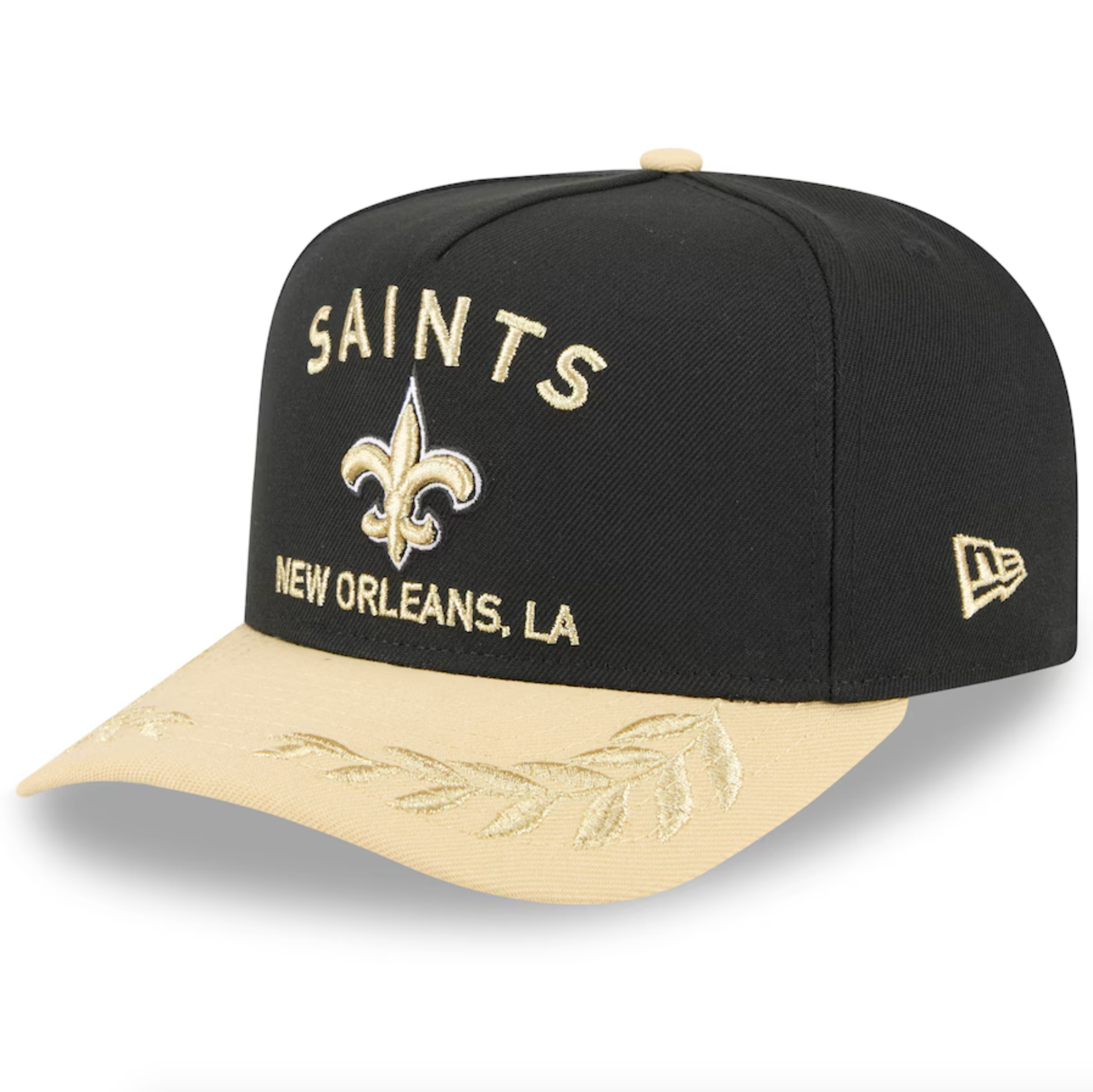 New Orleans Saints Black NFL25 DRAFT 950 AFrame Snap Back