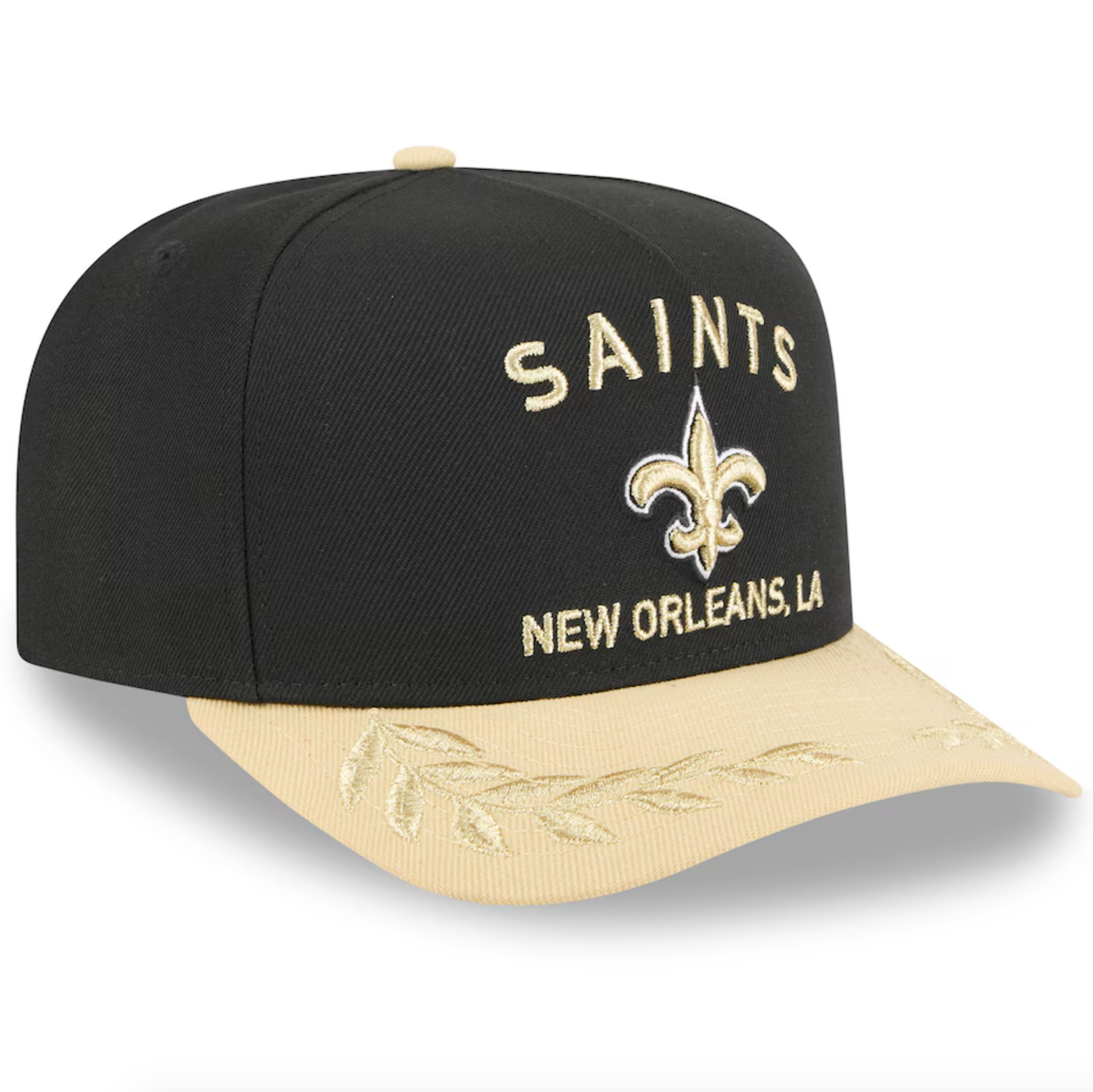 New Orleans Saints Black NFL25 DRAFT 950 AFrame Snap Back