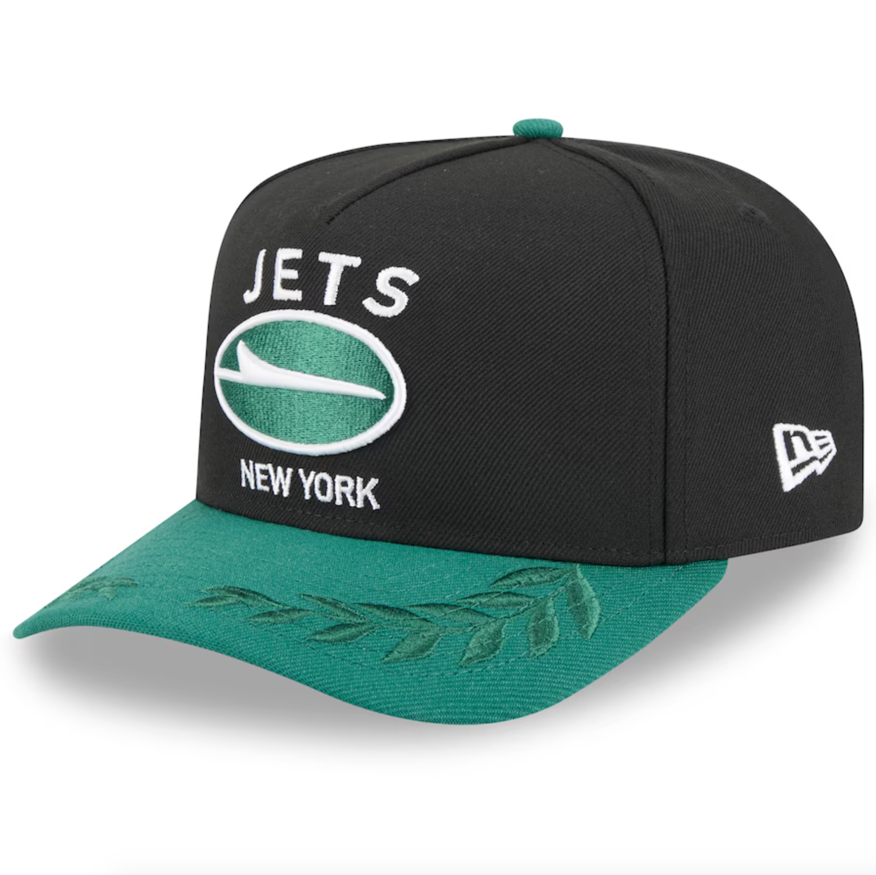 New York Jets Black NFL25 DRAFT 950 AFrame Snap Back