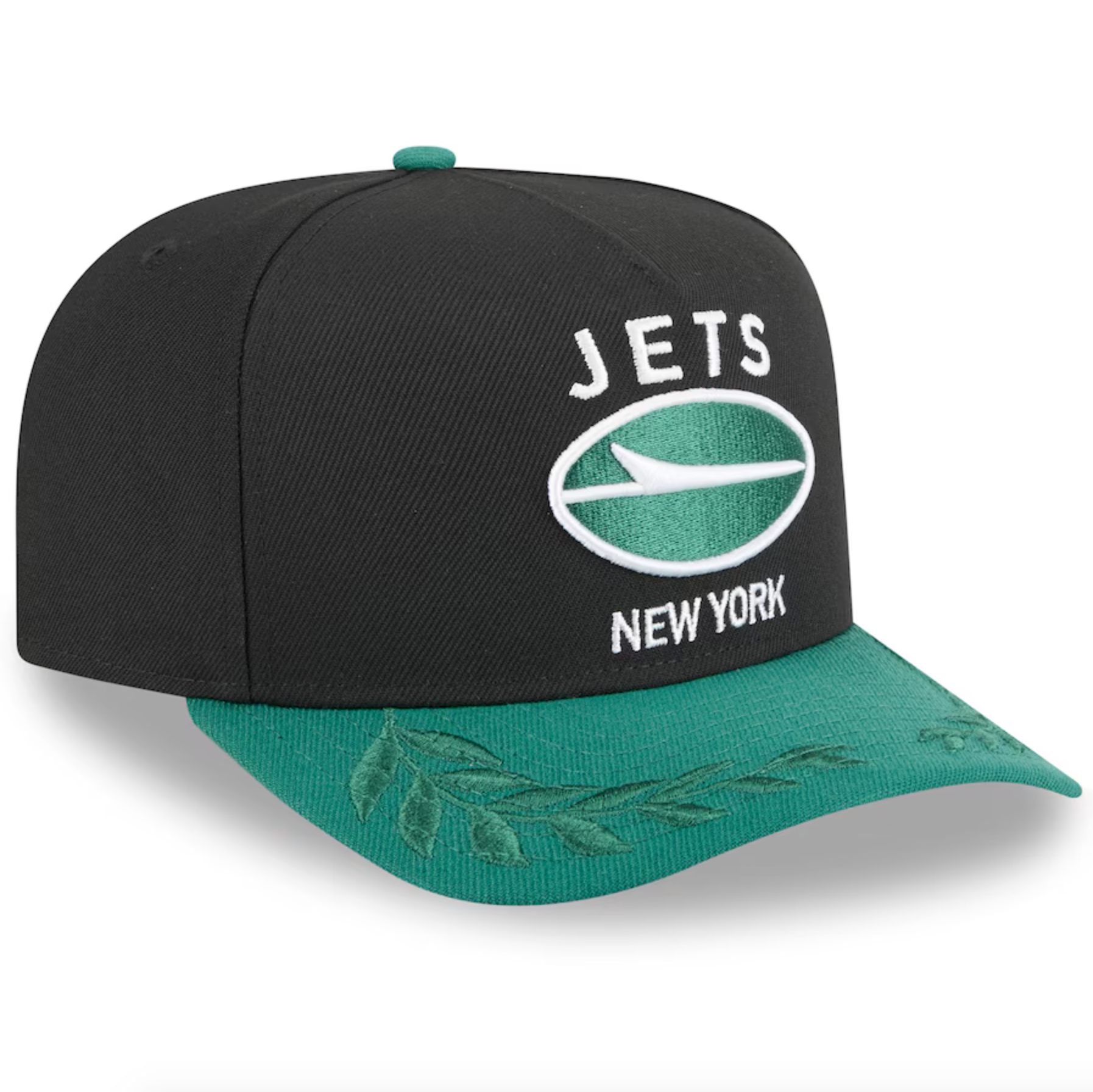 New York Jets Black NFL25 DRAFT 950 AFrame Snap Back
