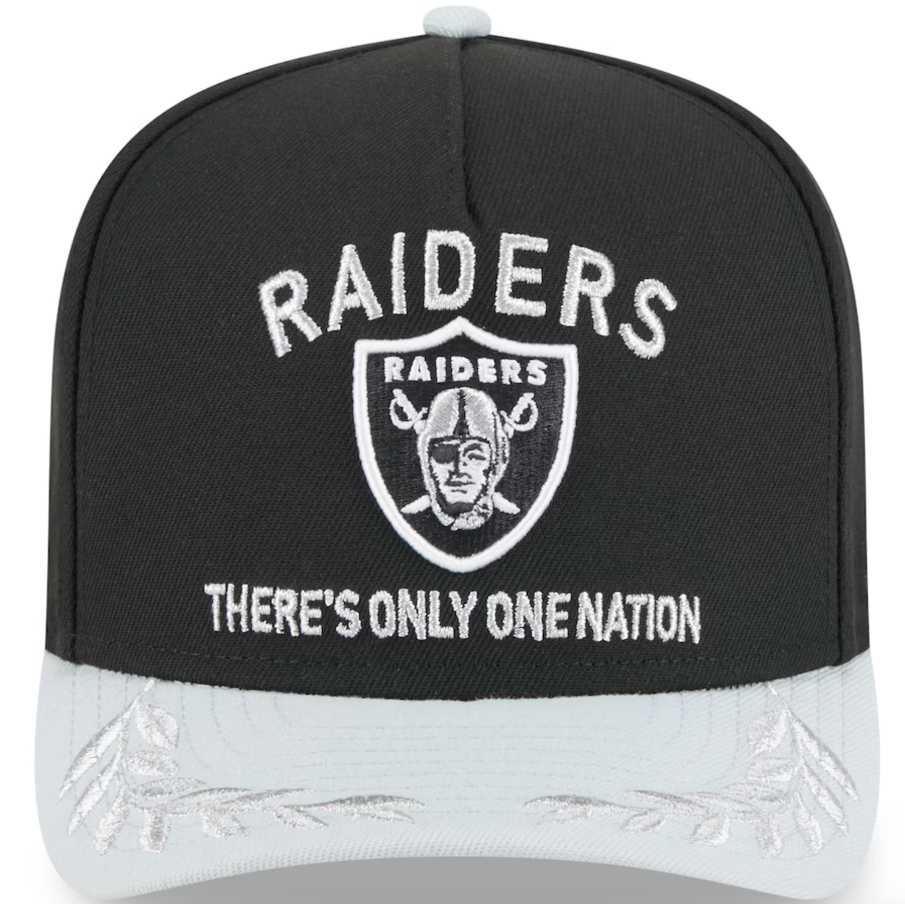 Oakland Raiders Black NFL25 DRAFT 950 AFrame Snap Back