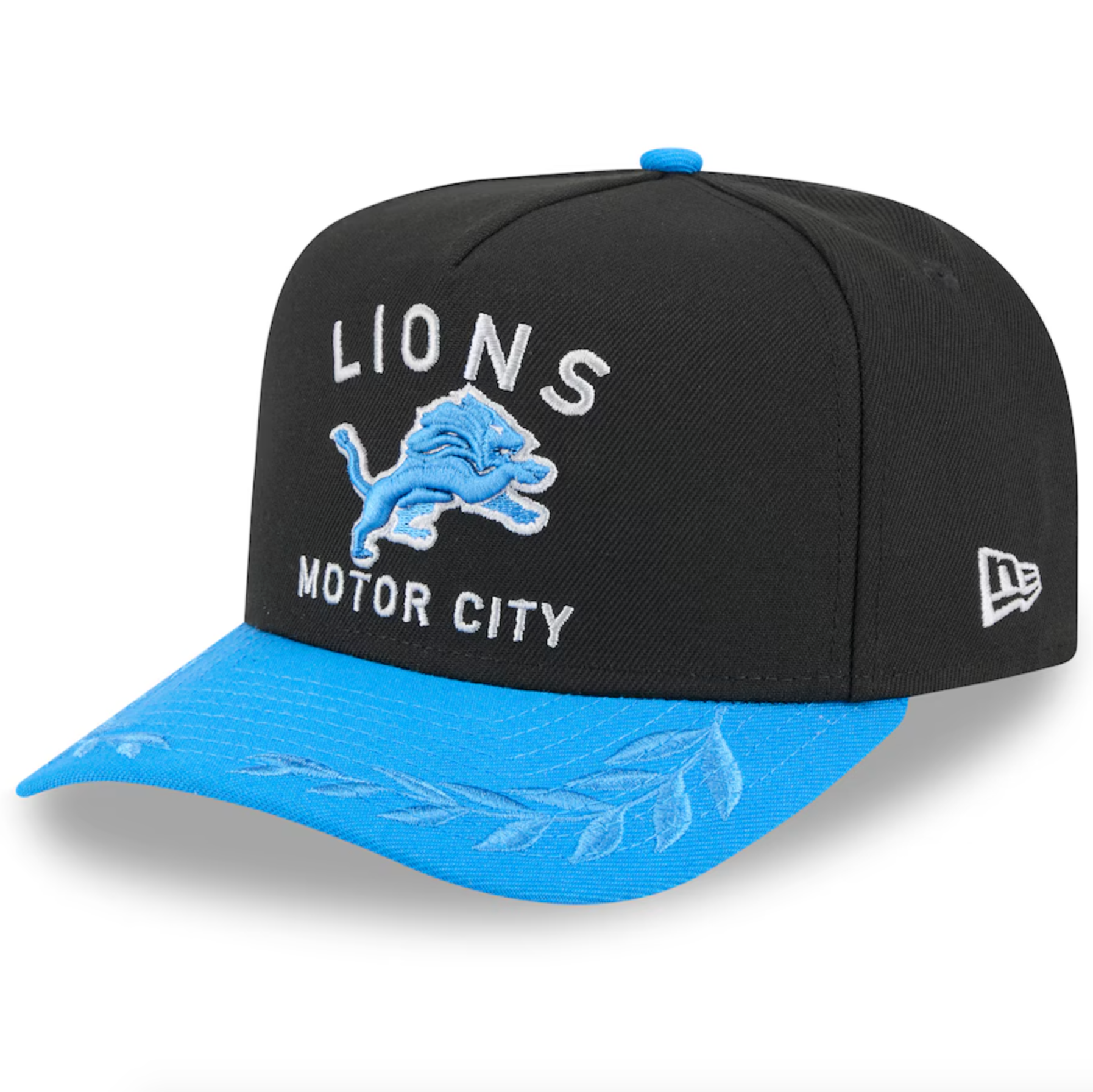 Detroit Lions Black NFL25 DRAFT 950 AFrame Snap Back