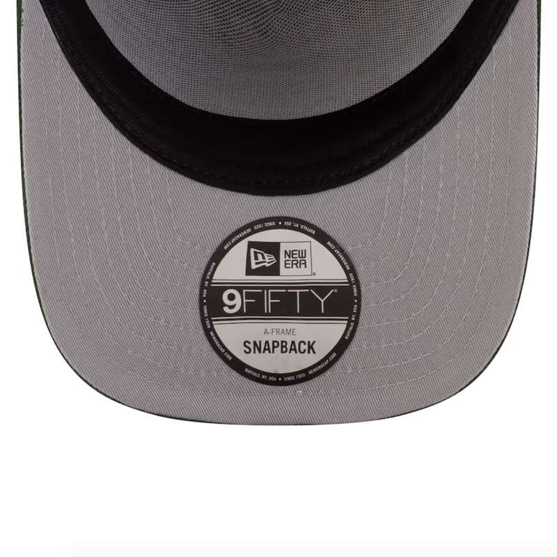 Green Bay Packers Black NFL25 DRAFT 950 AFrame Snap Back