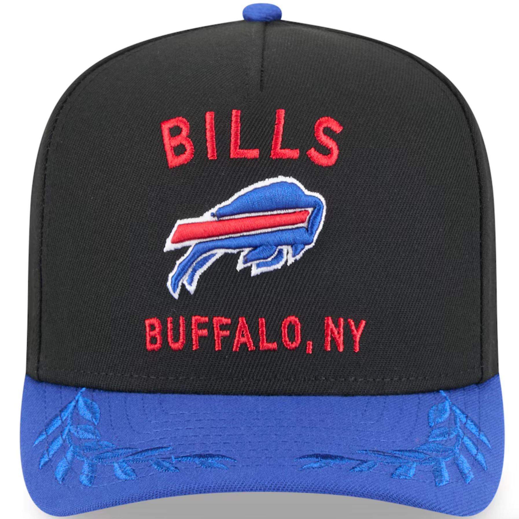 Buffalo Bills Black NFL25 DRAFT 950 AFrame Snap Back
