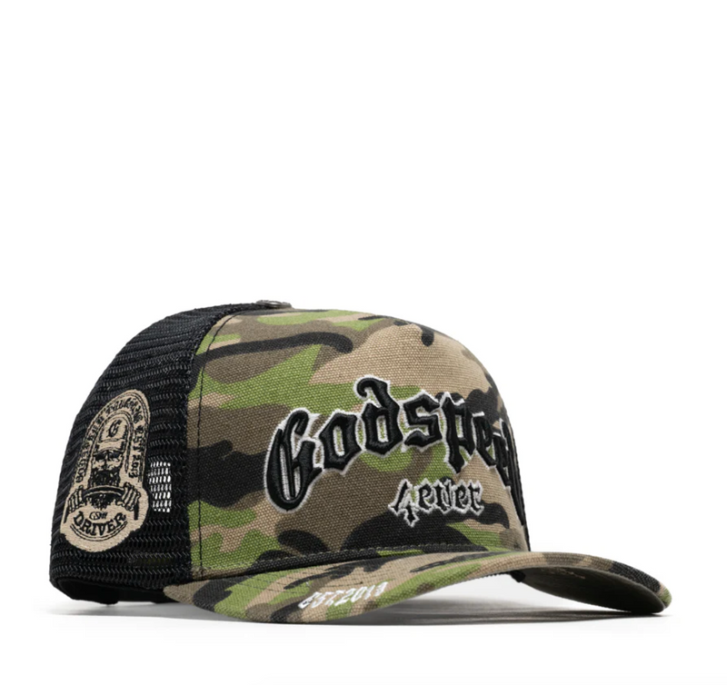 GODSPEED Forever All Camo Trucker Snap Back