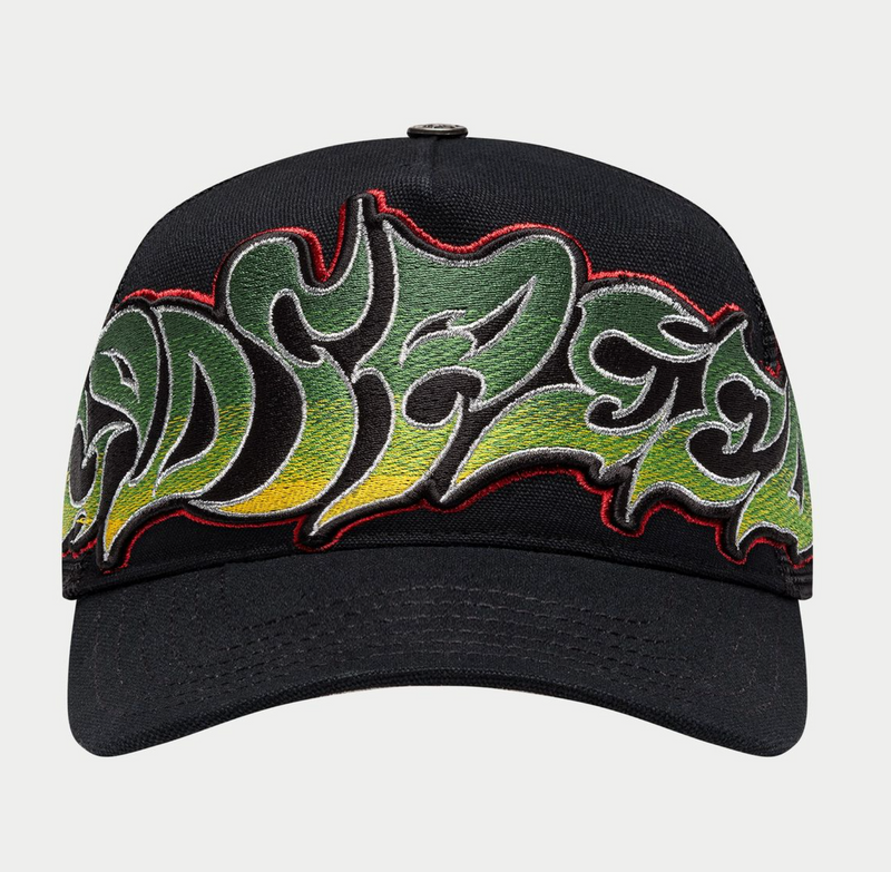GODSPEED Forever Black Graffiti Trucker Snap Back