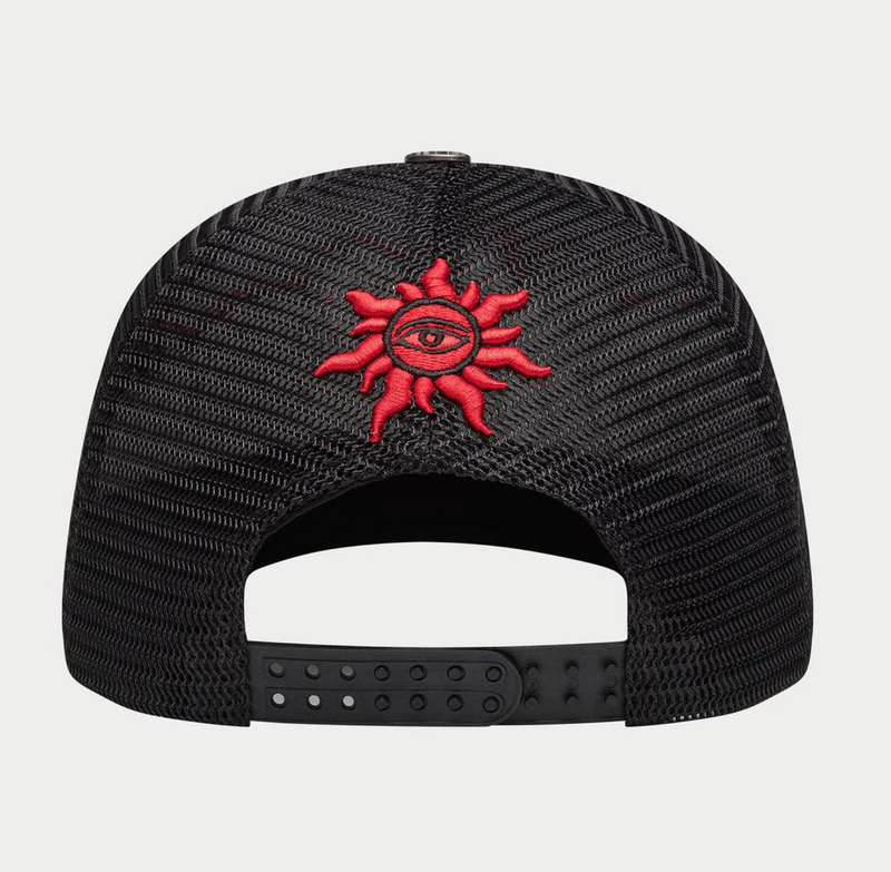 GODSPEED Forever Black Graffiti Trucker Snap Back