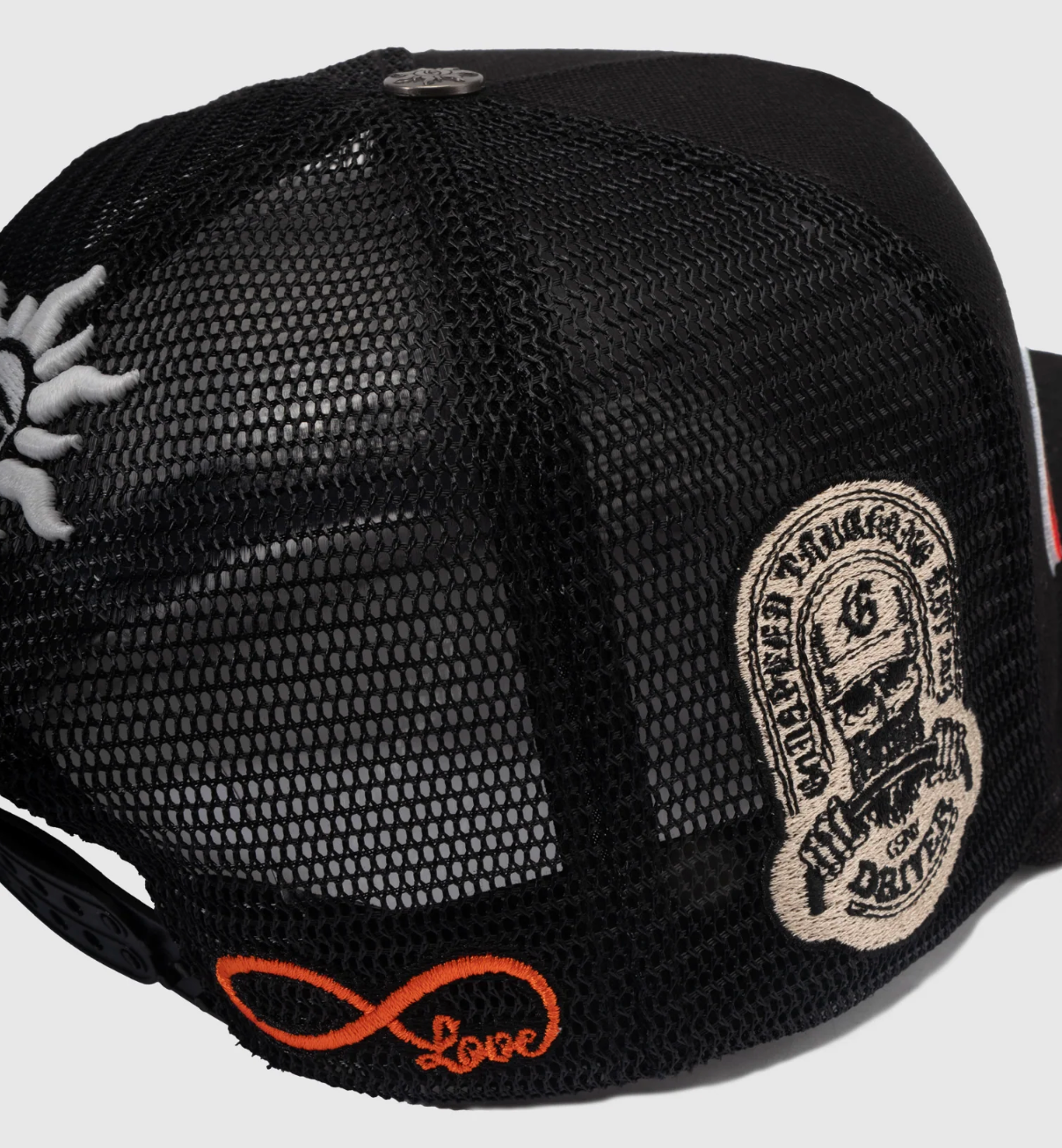 GODSPEED Forever Gradients Green and Red Trucker Hat