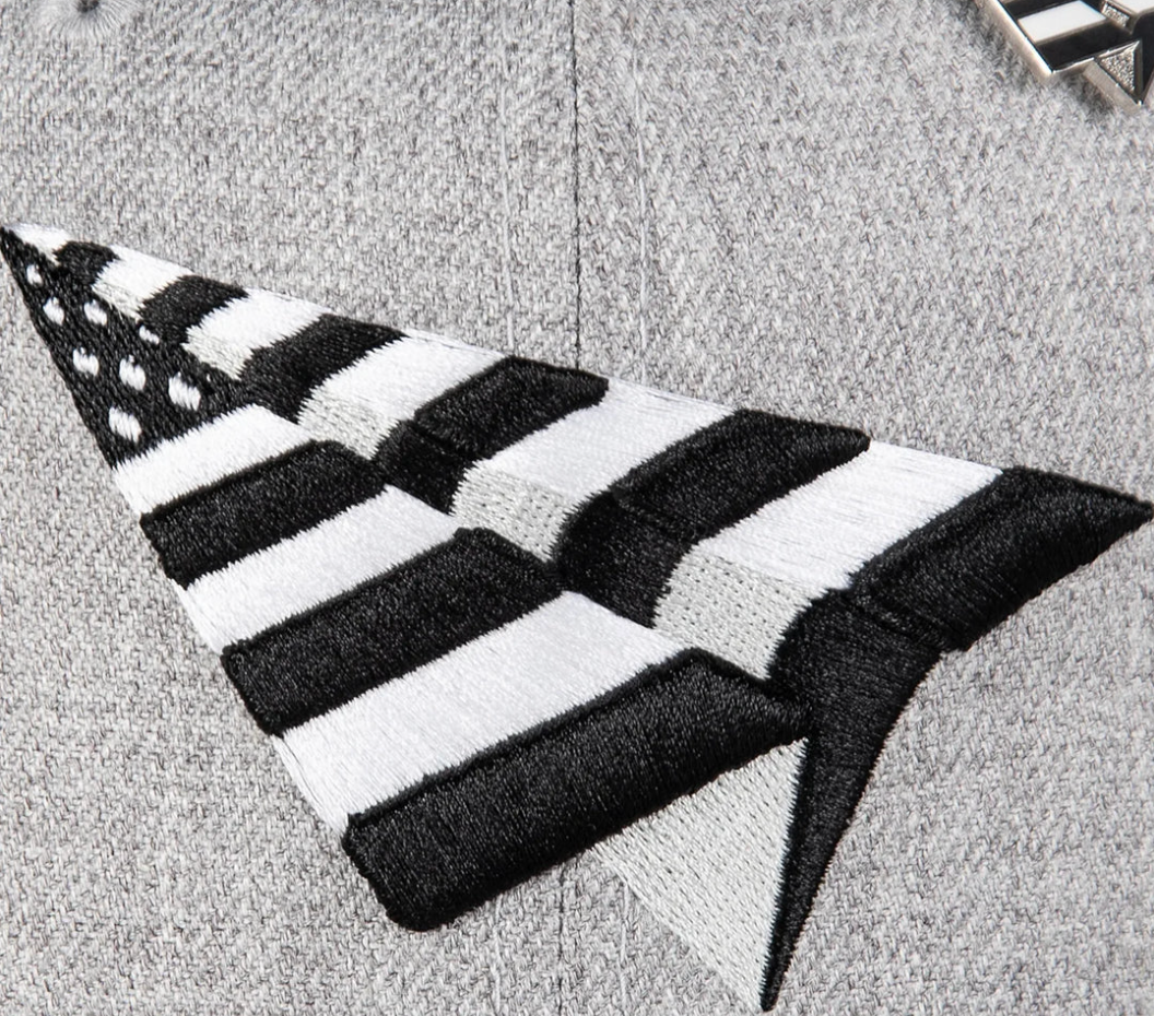 Roc Nation Paper Planes Heather Grey 950 Snap Back