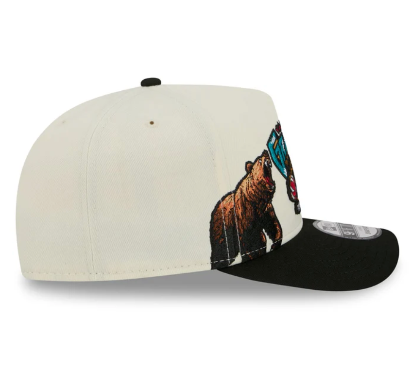 Memphis Grizzlies HWC Chrome White 9FIFTY A-Frame Snapback
