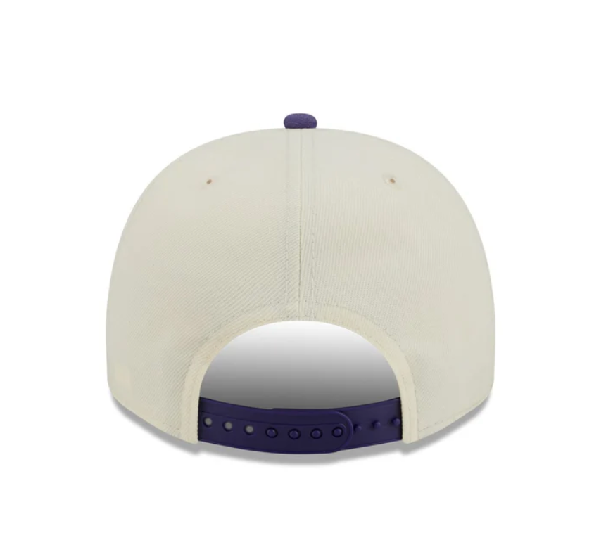Utah Jazz HWC Chrome White 9FIFTY A-Frame Snapback