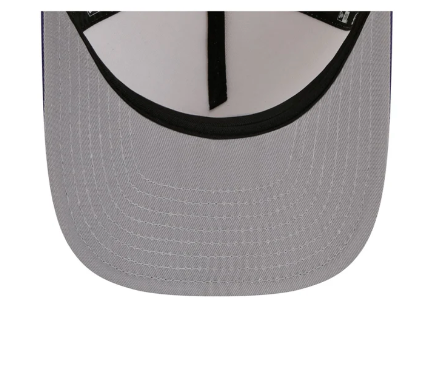 Utah Jazz HWC Chrome White 9FIFTY A-Frame Snapback