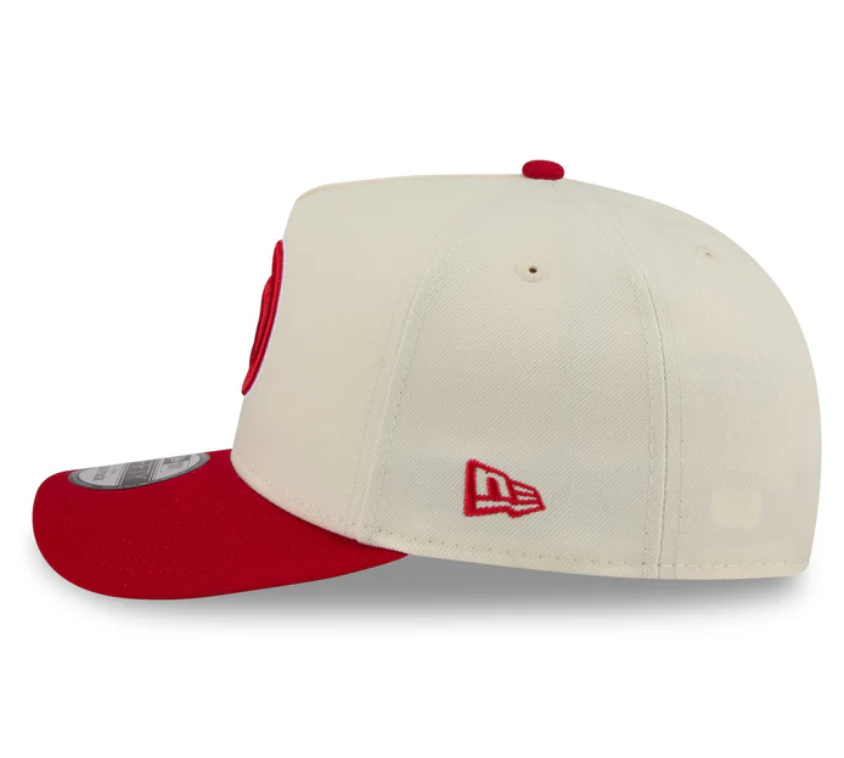 Atlanta Hawks HWC Chrome White 9FIFTY A-Frame Snapback