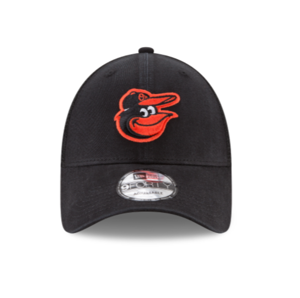 Baltimore Orioles Black Mesh 940 Classic Snap Back
