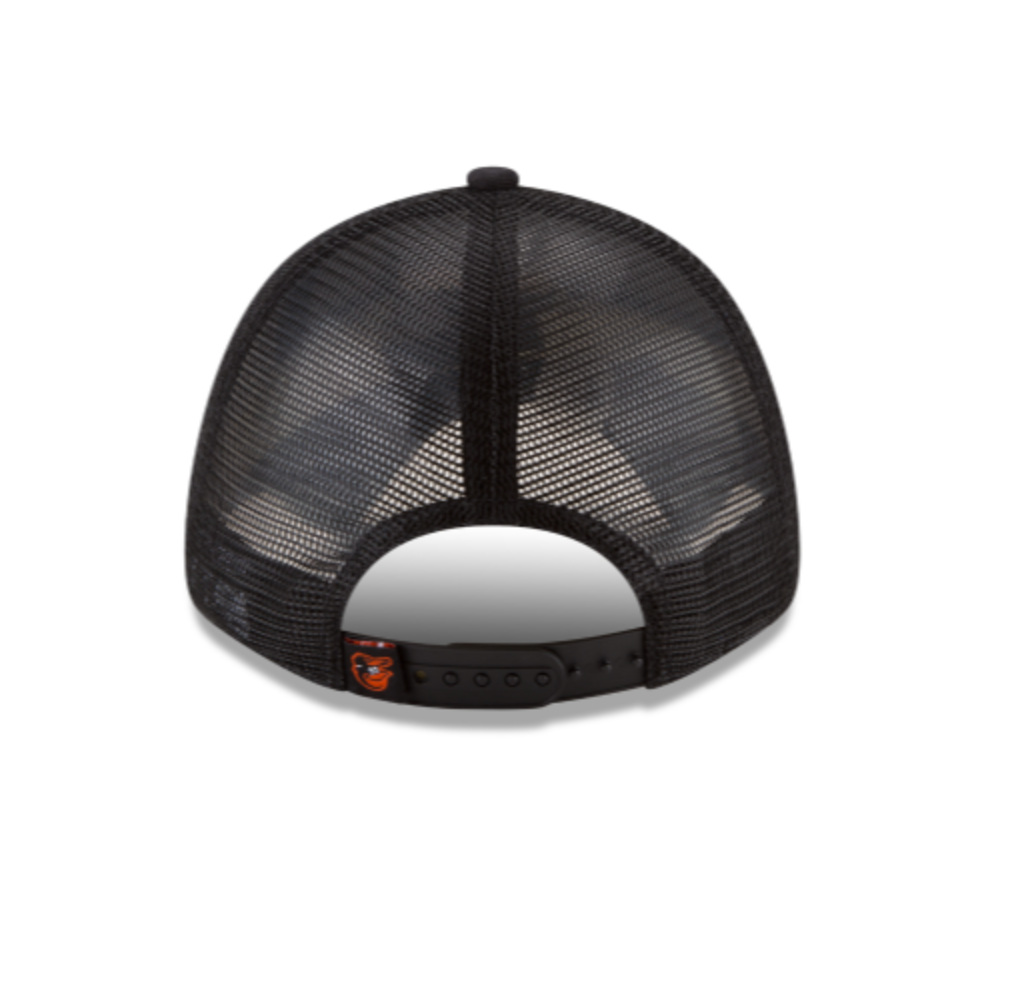 Baltimore Orioles Black Mesh 940 Classic Snap Back