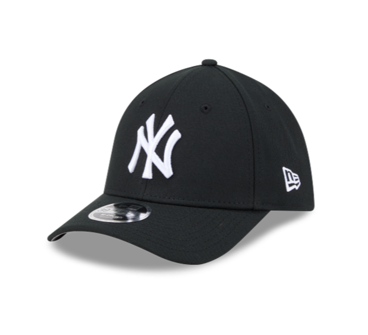 New York Yankees Black w/ White Logo 39THIRTY M-Crown