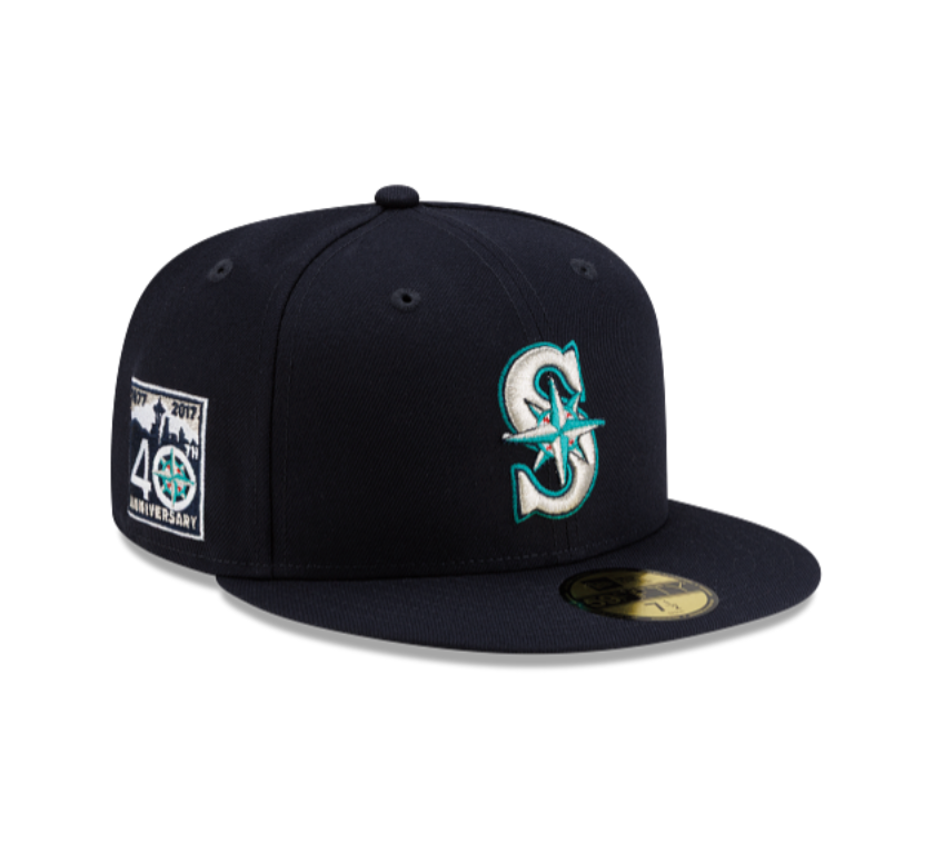 Seattle Mariners All Navy 40Th Anniversary 59FIFTY Fitted – CAP Seattle Mariners All Navy 40Th Anniversary 59FIFTY Fitted – CAP