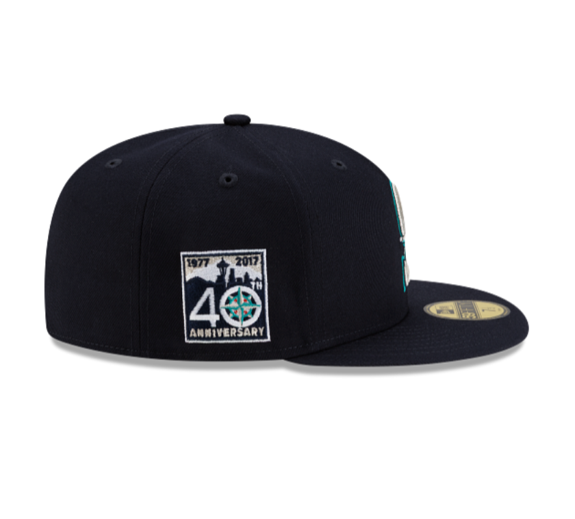 Seattle Mariners All Navy 40Th Anniversary 59FIFTY Fitted