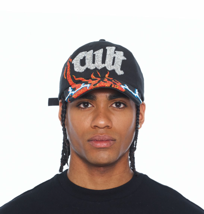 Cult of Individuality Black Flame Trucker Hat