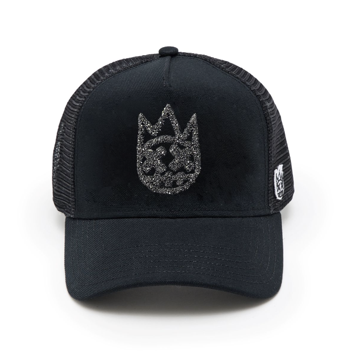 Cult of Individuality Black Dark Crystal Logo Trucker Hat