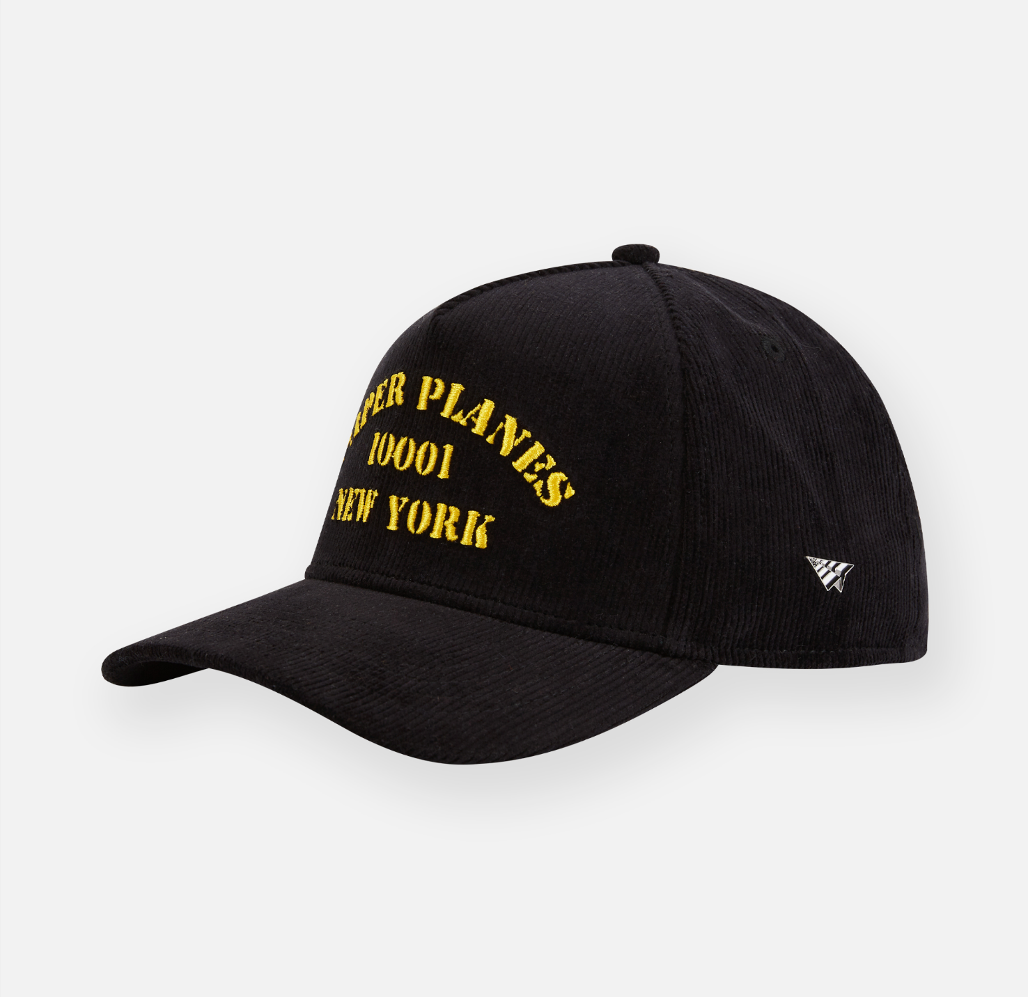 Roc Nation Paper Planes Corduroy Black 940 Snap Back