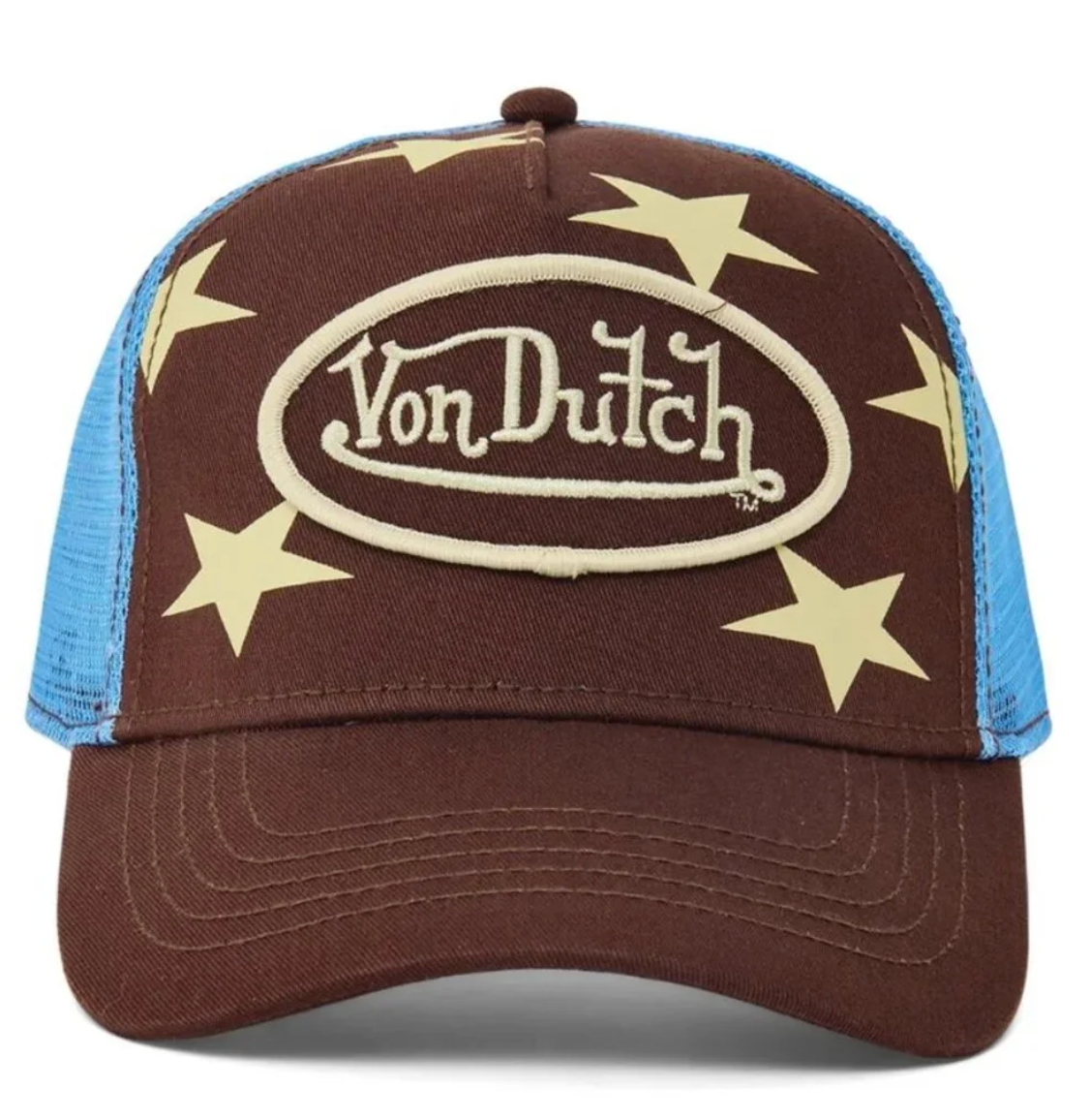 Von Dutch Americana Brown Blue Trucker
