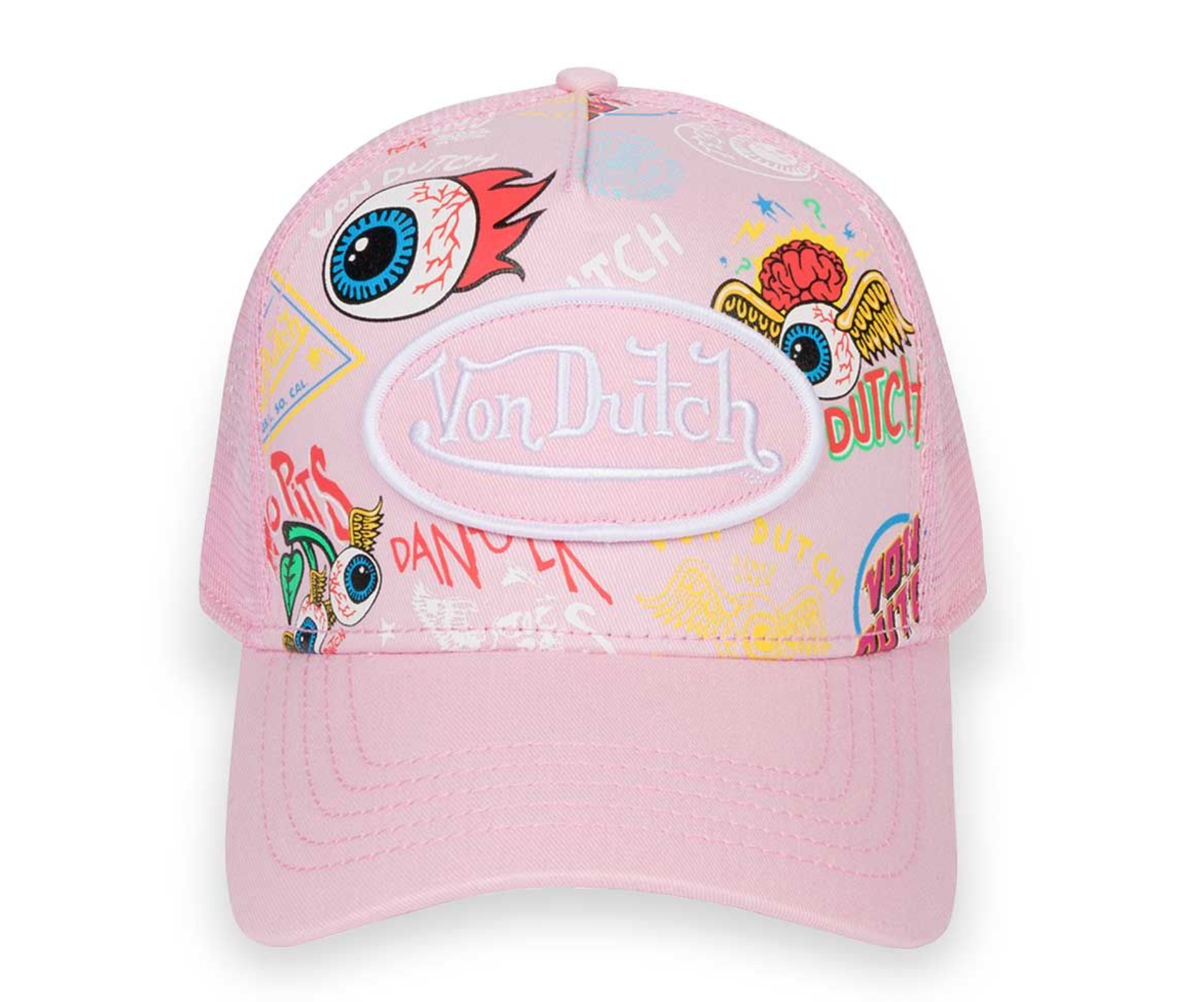 Von Dutch Multi Pink Trucker