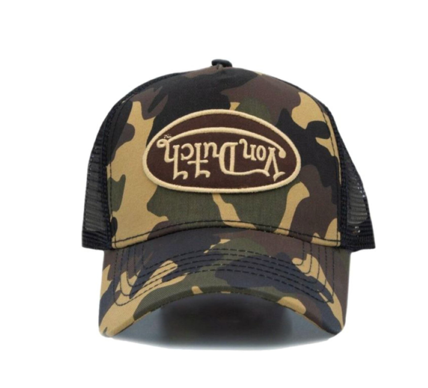 Von Dutch Camo Black Trucker