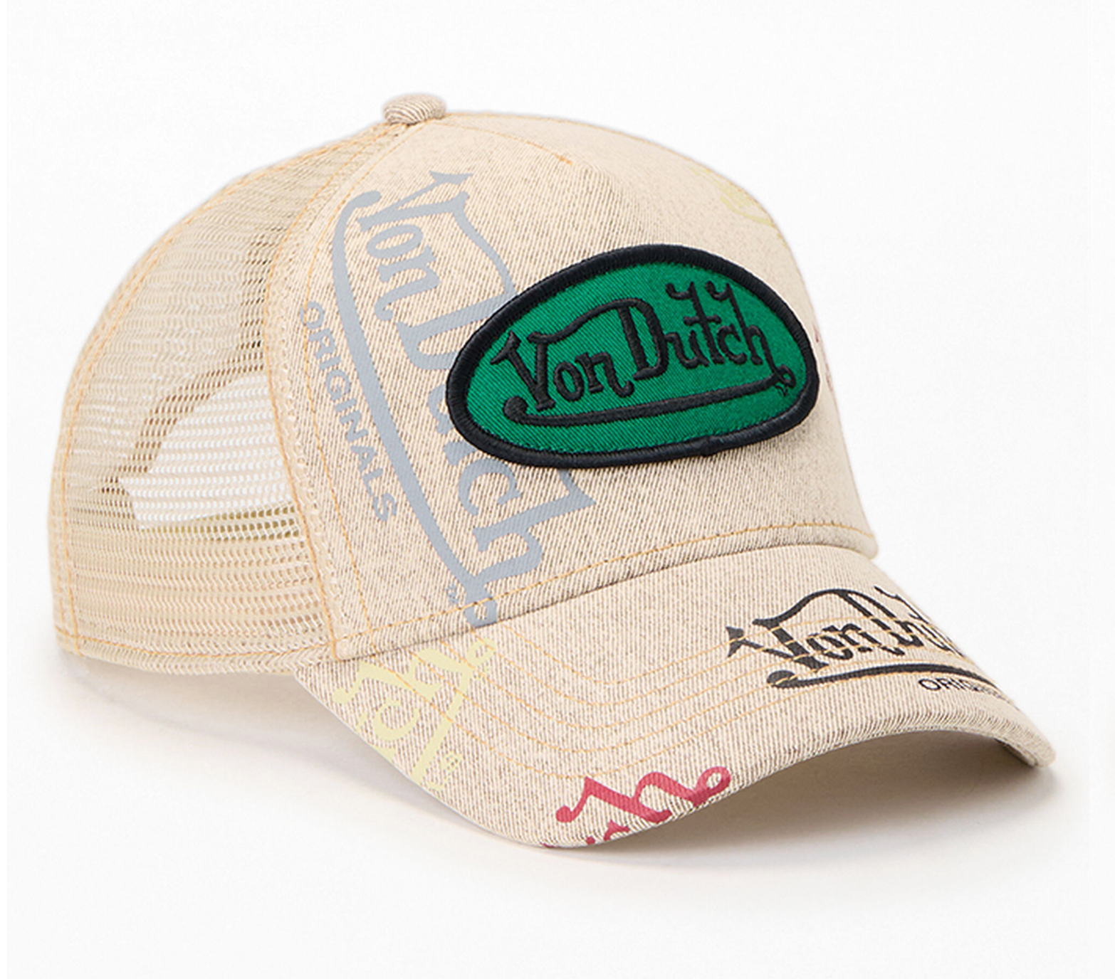 Von Dutch Tagged Tan Trucker