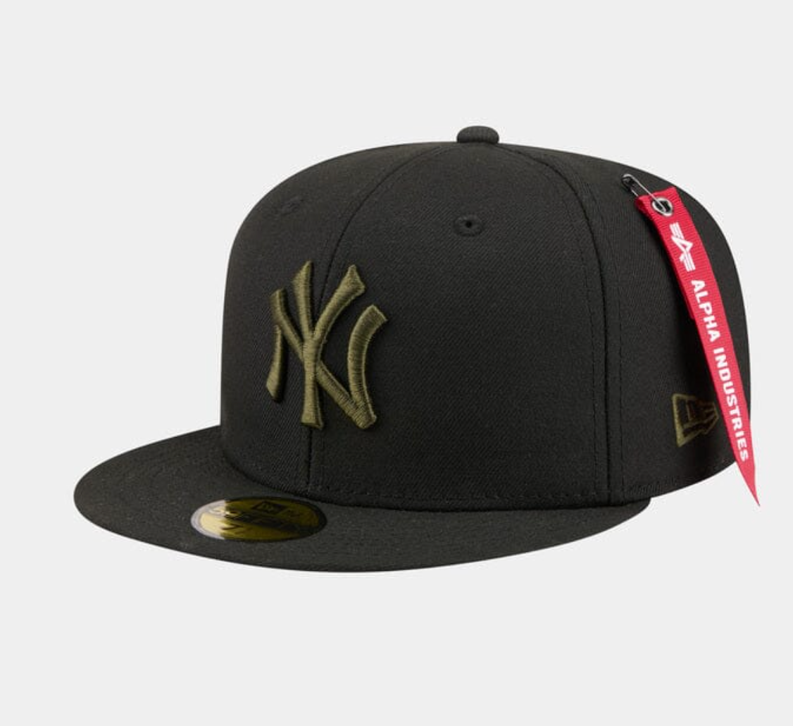 New York Yankees Alpha Industries Black 5950 Fitted