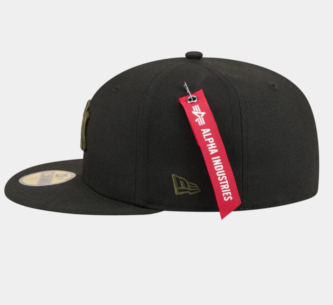New York Yankees Alpha Industries Black 5950 Fitted