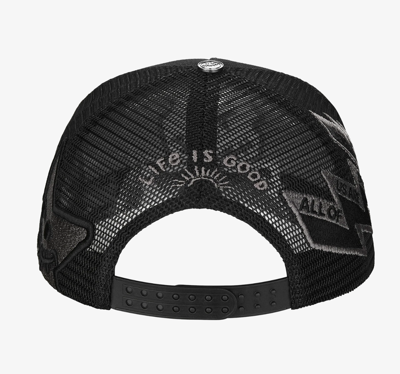 All Human "Ghost v2" Trucker (Black)