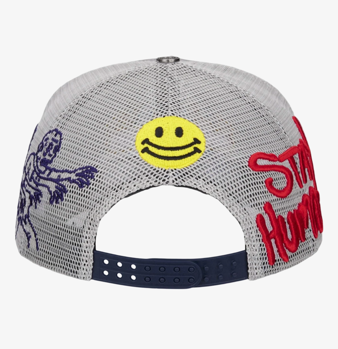 All Human Silo Grey Blue Trucker