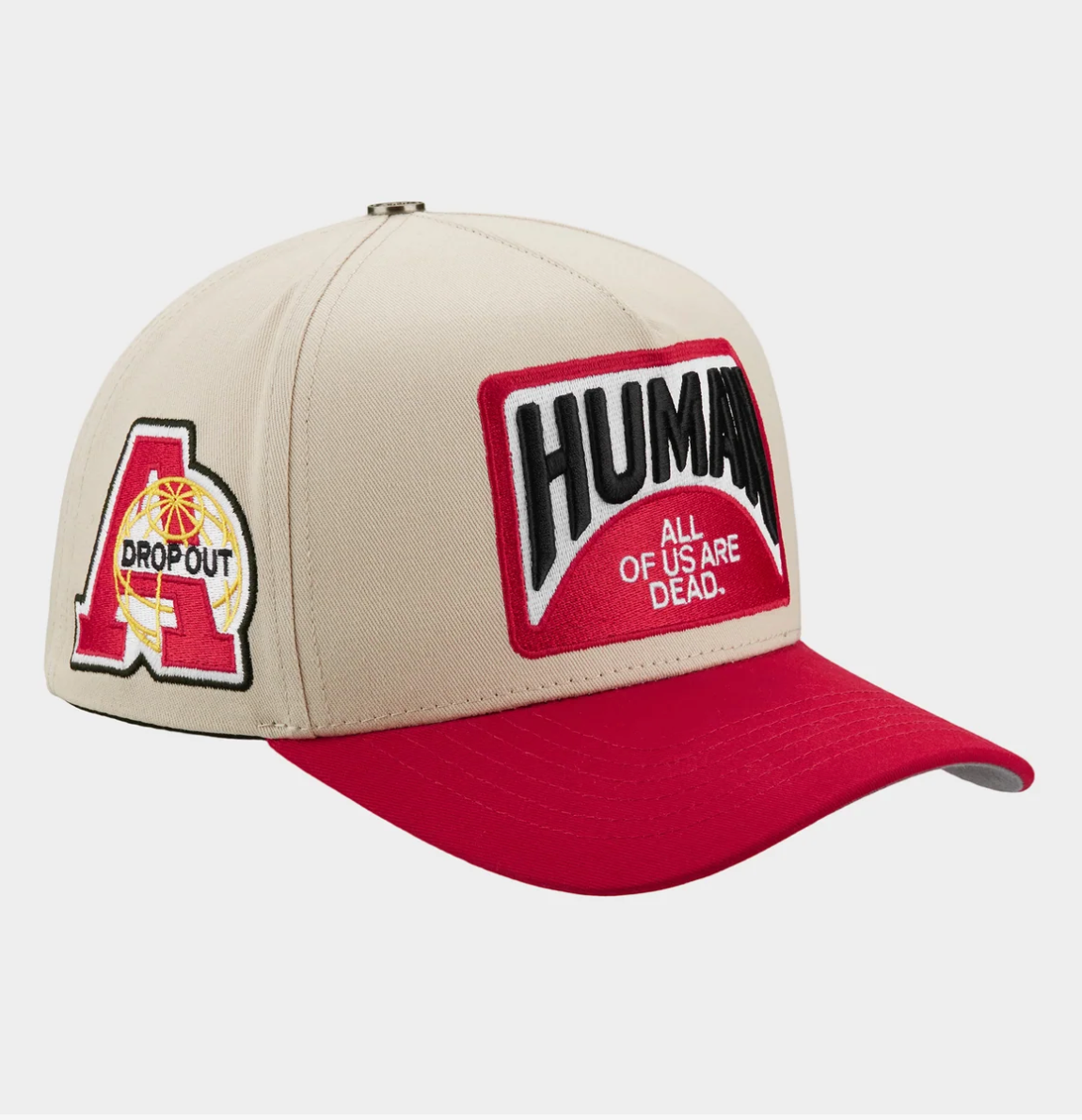 All Human EBT Creme and Red Trucker